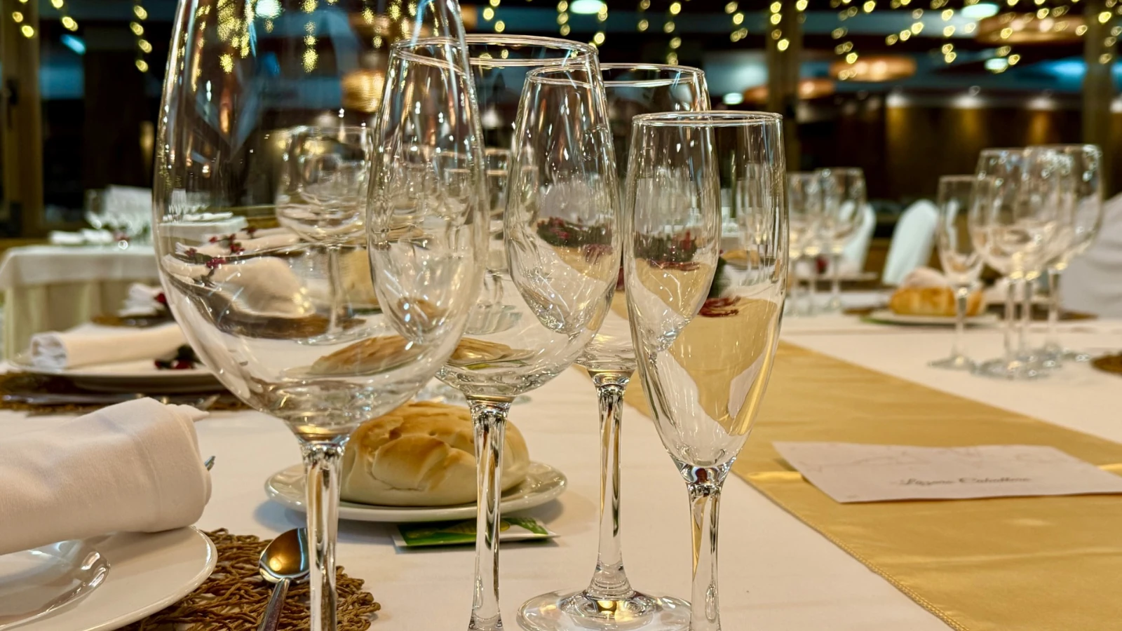 Banquet room at Hotel Juan II