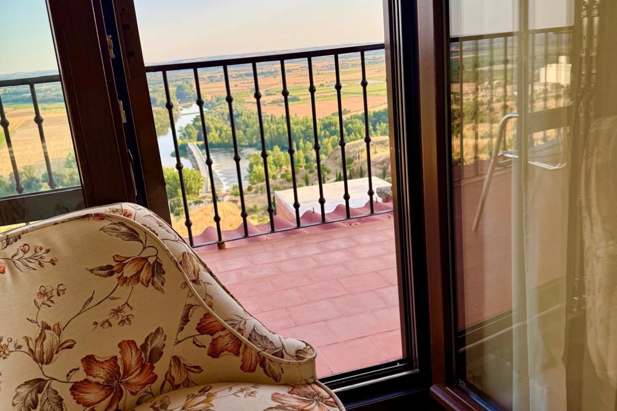 Premium room terrace with views over the Vega