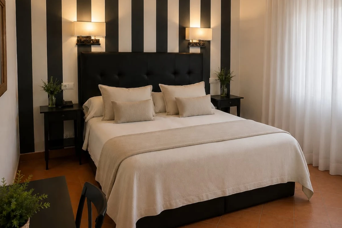 Superior double room at Hotel Juan II