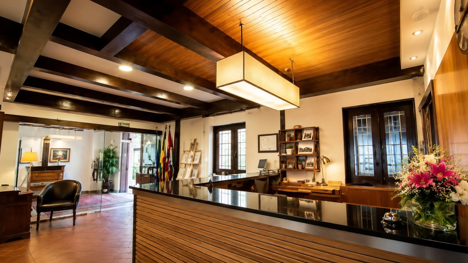 Reception area of Hotel Juan II