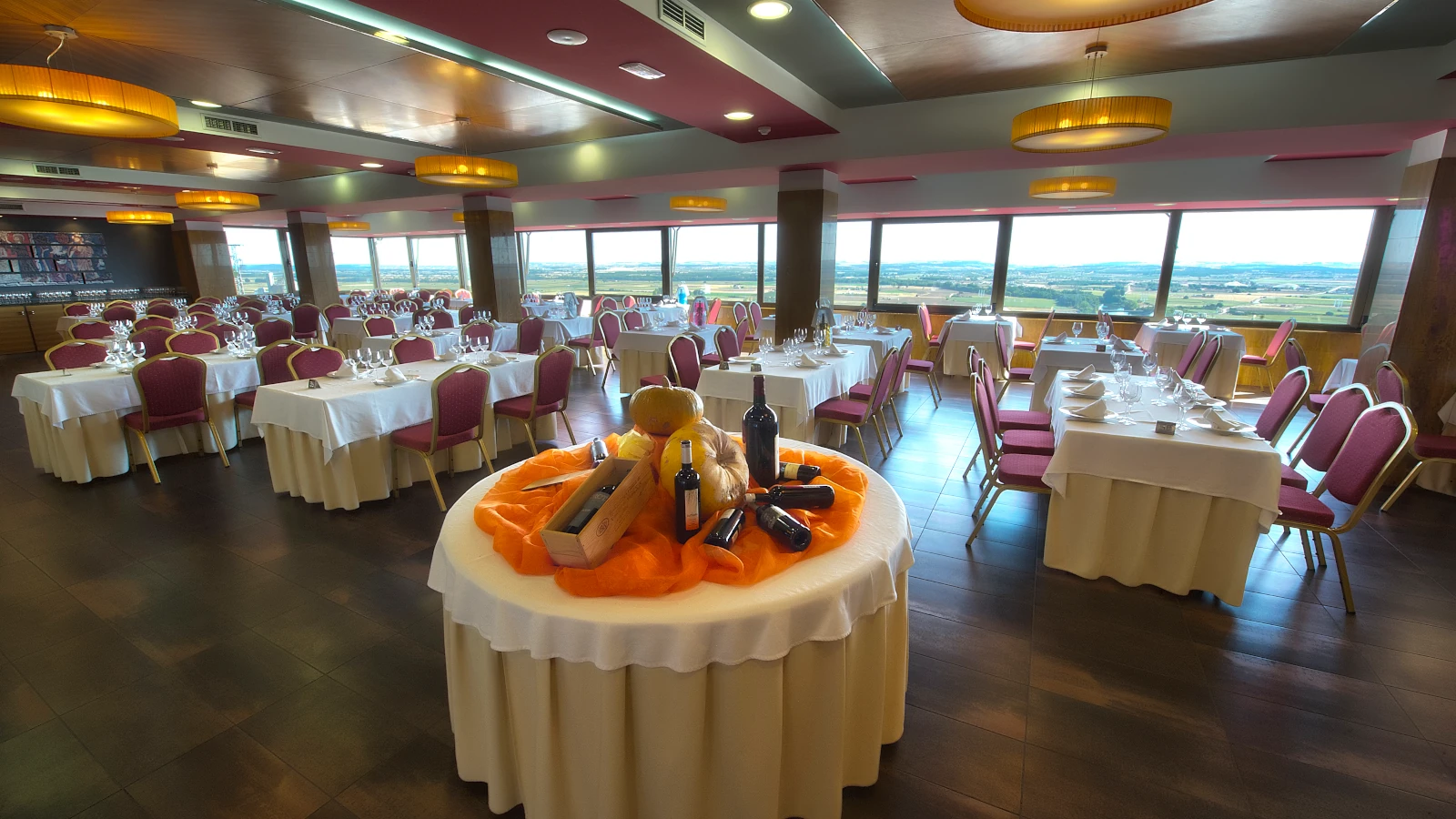 Restaurant event setup at Hotel Juan II