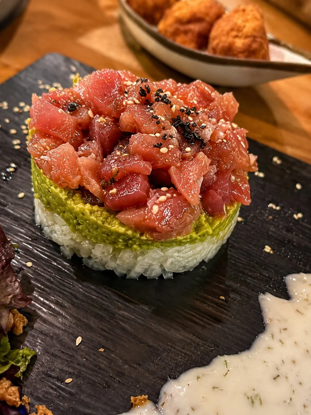 Tuna tartare at Taberna Malaspina